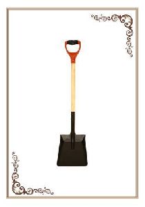 Square Mouth Shovel Wooden Handle Soft Grip