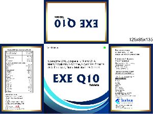 Coenzyme Q10, Lycopene, EPA and DHA, Methylcobalamin, Folic Acid, Multivitamin & Mineral Tablets