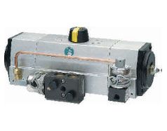 3 Position Rotary Actuator, Double Acting/Single Acting 3 Position Mechanical Stopper