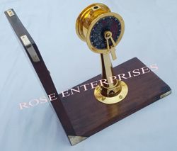 Nautical Brass Bookend Telegraph