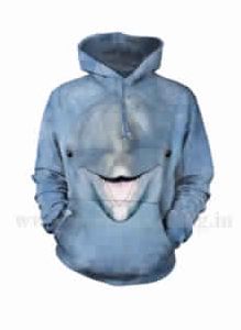 3d Printed Hooded Sweatshirt