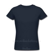 cotton custom t-shirts Navy