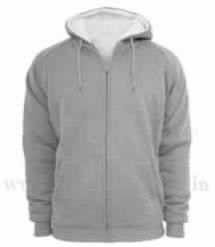 Gray Melange Hoodies