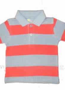 Kids Yarn Dyed Polo T-Shirt
