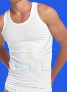 Mens White Vests