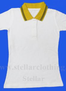 Womens Printed Polo T-Shirt