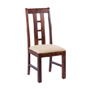 Restaurant Unique Wooden Dining Chair Upholstered Seat