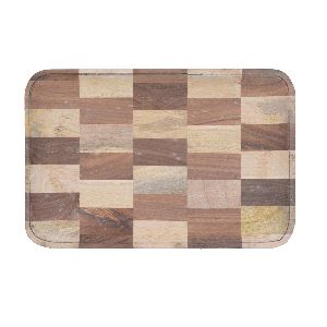 Mix Wood Rectangular Serving Tray