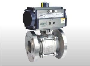 Pneumatic 3 Piece Ball Valve