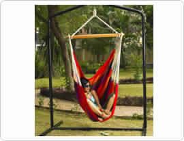 BRAZILIAN FABRIC SITTING HAMMOCK