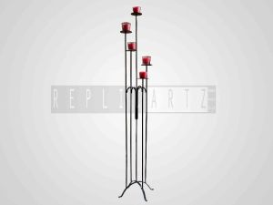 SIMPLISTIC TALL 5 CANDELABRA