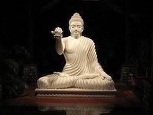 stone carving sculpture garden marble Buddha statue