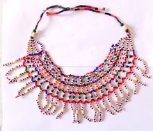 Gujarati handmade pearl beaded necklace set