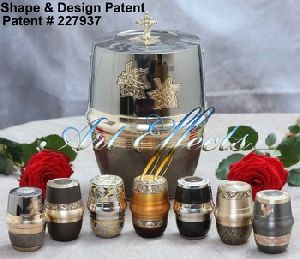 European Style Brass Cremation Urn