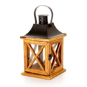 wood lantern