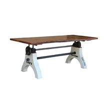 Industrial Crank Dining Table