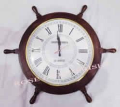 Ship Wheel Wall Clock