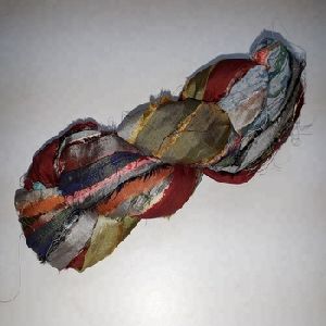 Custom dyed sari silk ribbons