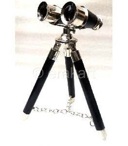 Brass Binocular In Chrome Finish