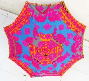 Handmade embroidered designer umbrella