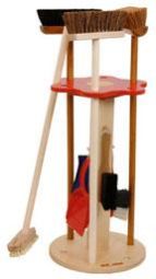 broom stand