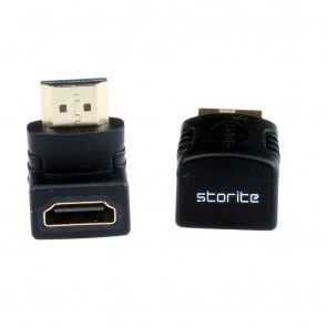 Right Angle Male To Female HDMI Adapter