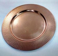 Copper Antique Charger Plate