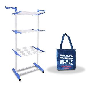 DOUBLE POLE 3 TIER CLOTH DRYING STAND