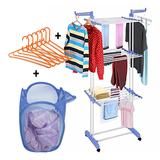 DOUBLE POLE CLOTH DRYING STAND