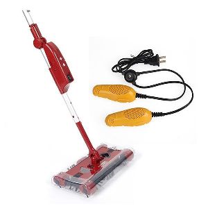 KAWACHI ELECTRIC SHOES DRYER AND ELECTRONIC FLOOR SWIVEL SWEEPER CLEANER G3 COMBO