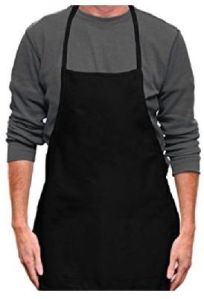 Black Massage Apron for Spa Workers and Masseurs