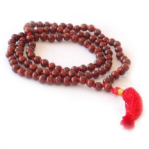 Rose Wood Mala Beads