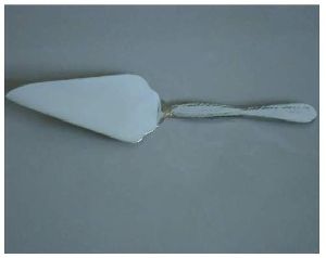 CAKE SERVER STAINLESS STEEL HAMMERED