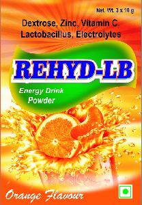 Orange Rehyd LB Energy Drink Powder