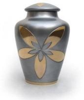 brass funeral urn