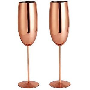 Copper Champagne Goblet