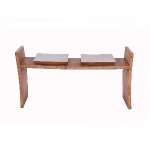 Two Seat Pine Bench