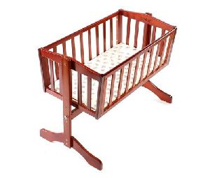 Wooden Baby Cot without Wheel