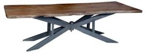 Iron Wooden Dinning Table