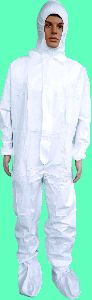 Cleanroom Garment ( Design - KS007-B Disposable with Elastic Hood )