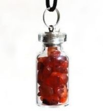 Carnelian Bottle Keychain