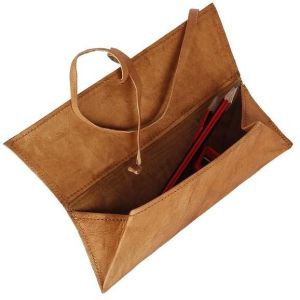 Leather Pencil Case Vintage Pouch Roll