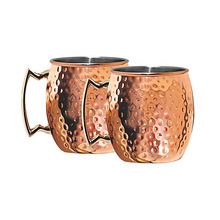 Copper Moscow Mule Hammered Mug