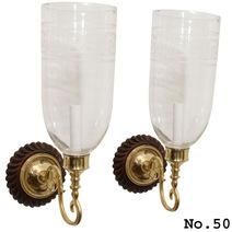 lamps wall sconce hurricane shade