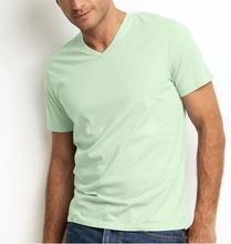 cotton Mens V-neck t-shirts