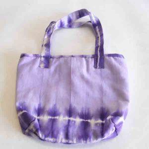 Beautifully Tie and Dye Work on Cotton Canvas Bag