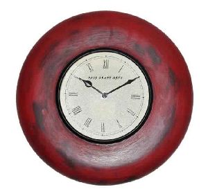 12 WOODEN ANTIQUE WALL CLOCK (FWC-1004)
