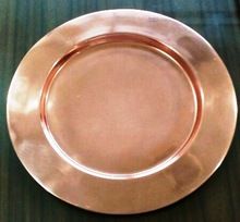 Copper Charger Plate