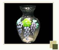 Handpainted Flower vase-