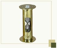Sandimers Enclosed in Brass Pillar